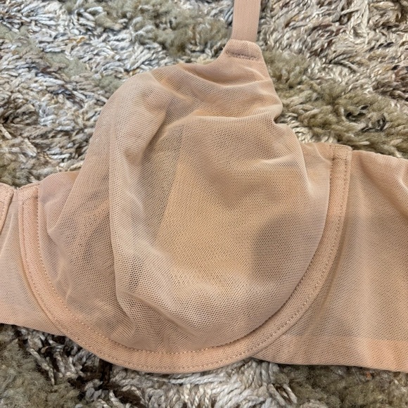 Skims 38D Ultra Mesh Tan Underwire Bra - Picture 2 of 6